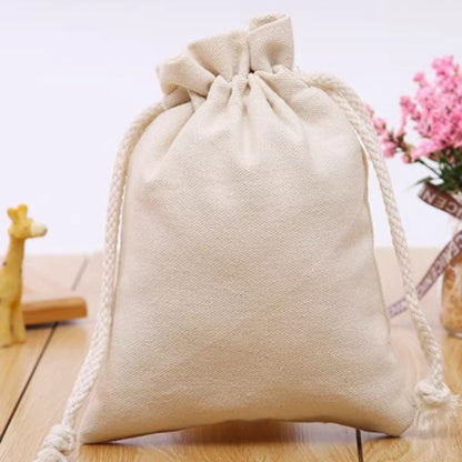 Eco-cotton Drawstring Bag - Natural