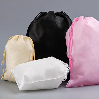 Non Woven Drawstring Bag - Black